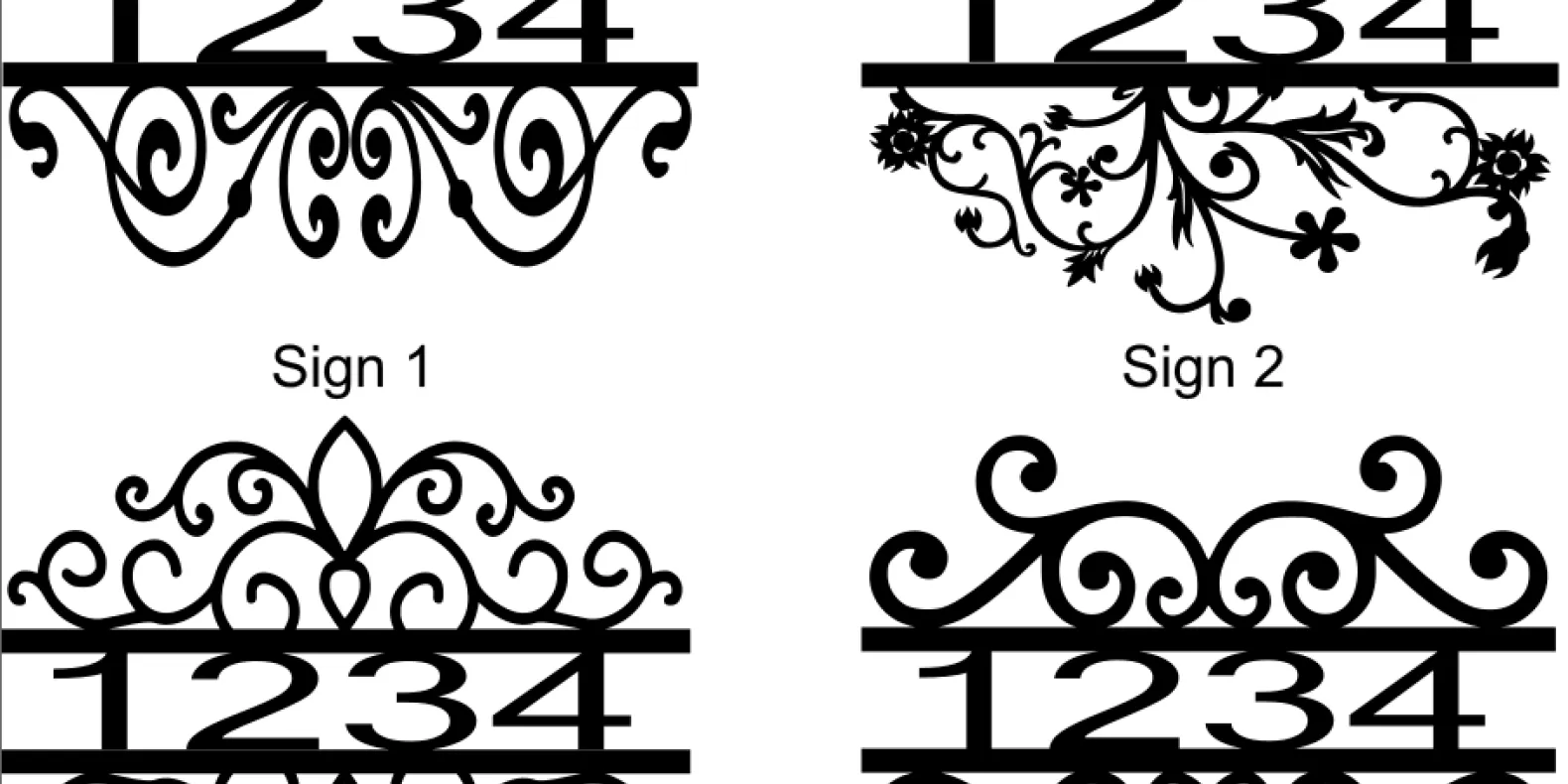 number monogram