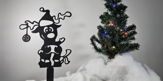 raindeer out side